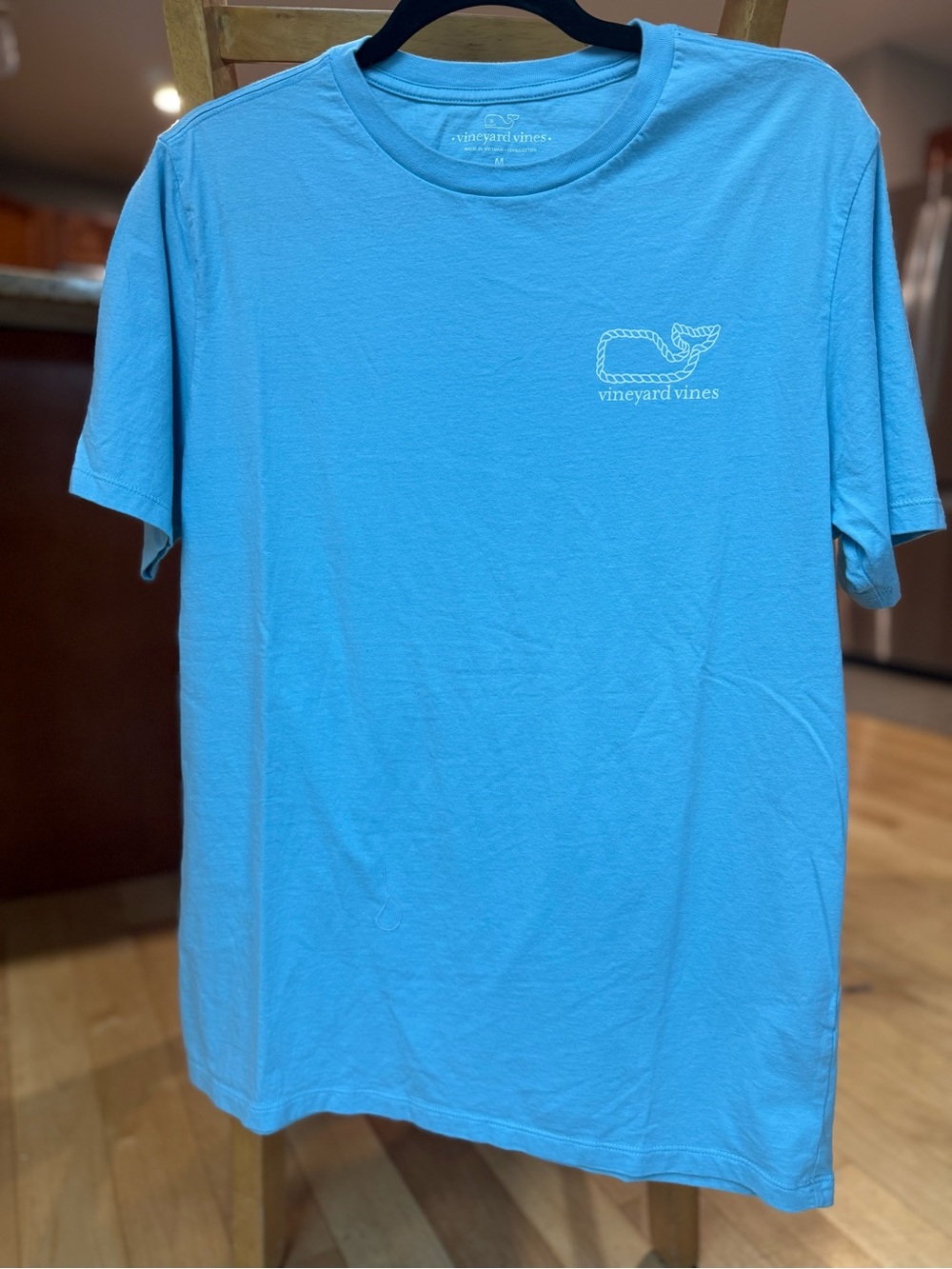 🐳 Vineyard Vines Light Blue Rope Whale Short Sleeve Tee 🐳